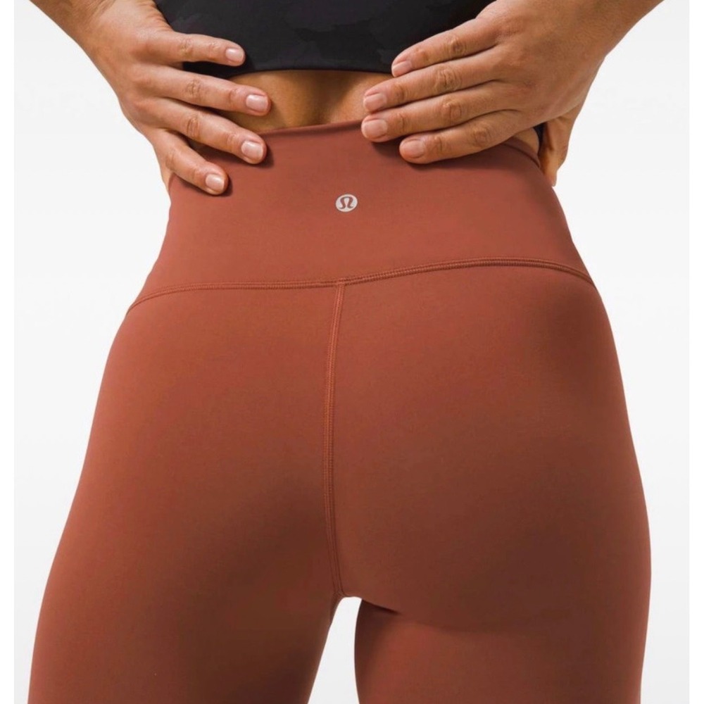 Lululemon Wunder Under High-Rise Tight 28 Full-On Luxtreme Rust Red Terracotta